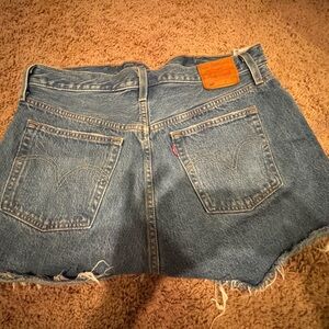 Levi's Blue Jean Shorts
